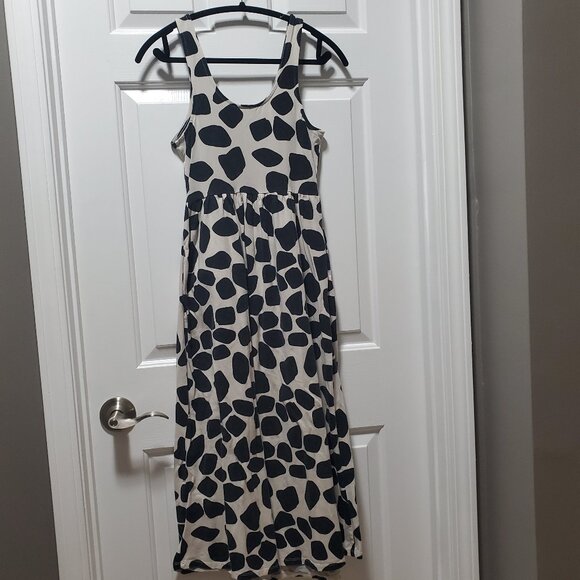 Who What Wear Giraffe Print Midi Dress | XS - Picture 4 of 4